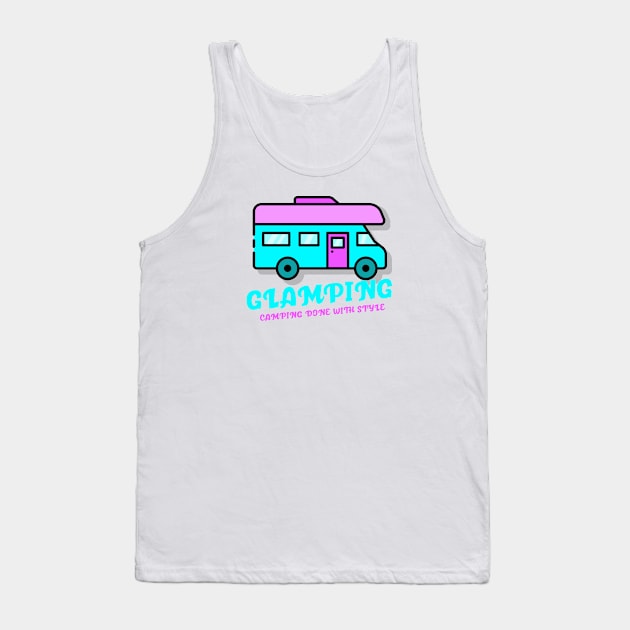 Glamping Tank Top by Mountain Morning Graphics